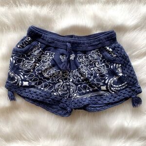 Flowers by Zoe Bandana Print Shorts (S)